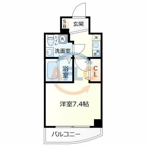 セレニテ桃谷の間取り