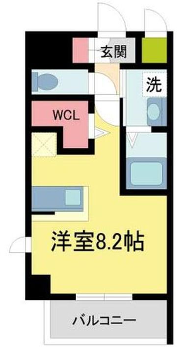ONLYONE川西中央II603の間取り