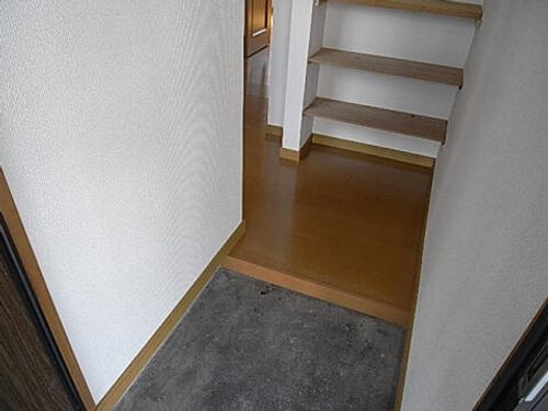 加茂の荘202の玄関