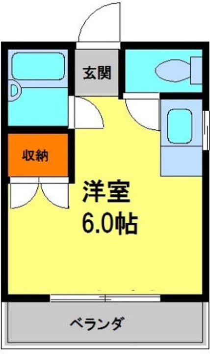 西田レジデンスA棟201の間取り