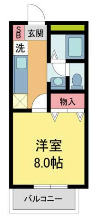 ベル・エポック・ヒロタ202の間取り