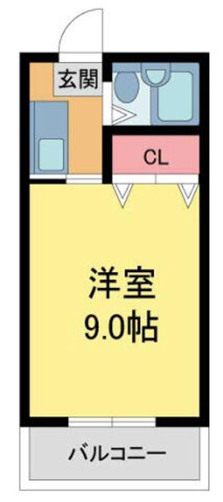 ルミエール苦楽園301の間取り