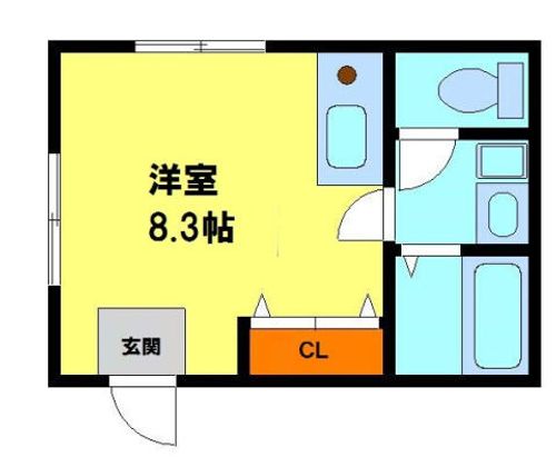 谷田ビル301の間取り