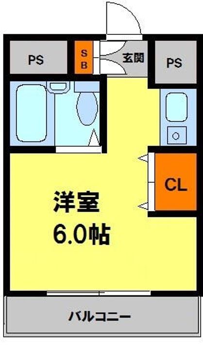 上中マンション203の間取り