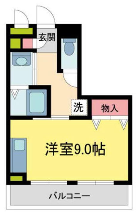 ルミネ甲東園の間取り