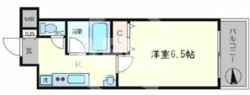 パークハウスナンバの間取り