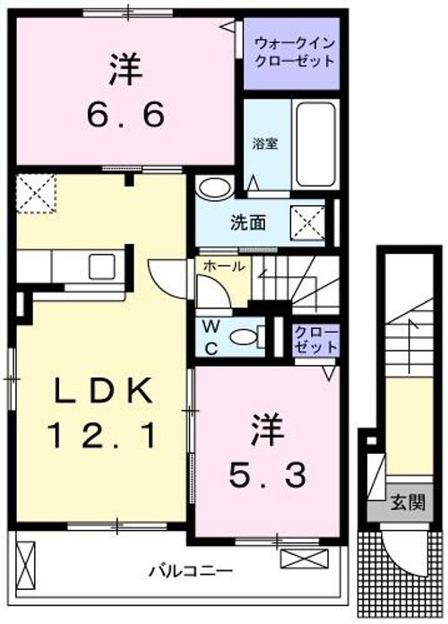 エピナールⅠ201の間取り