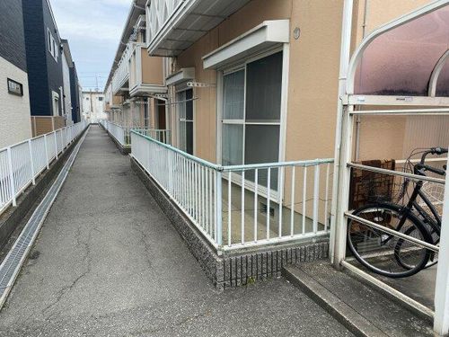 リバーハイツ0201の玄関