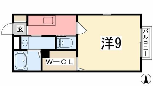 コンフォートテクノⅢ211の間取り