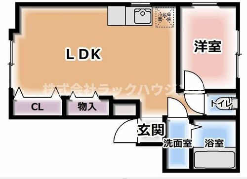 大阪府門真市栄町(マンション)の賃貸物件の間取り