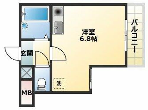 エレガンス17の間取り