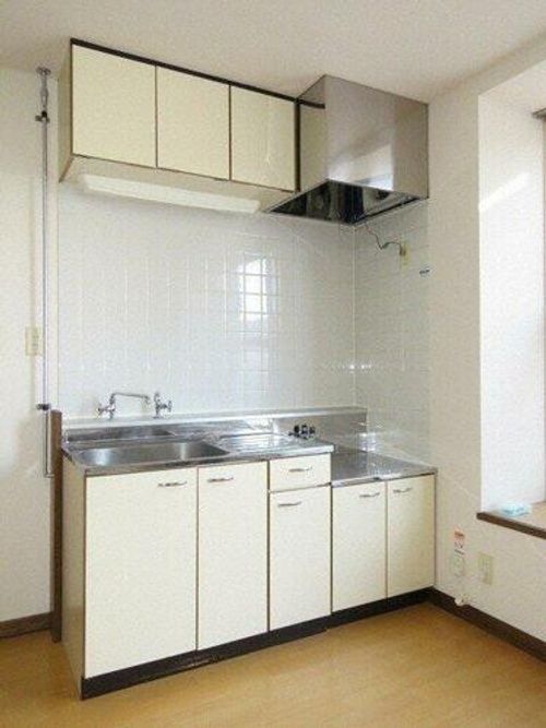 北海道札幌市北区新川一条4丁目(アパート)の賃貸物件のキッチン