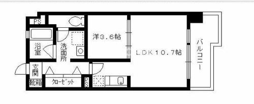 セレス別府の間取り