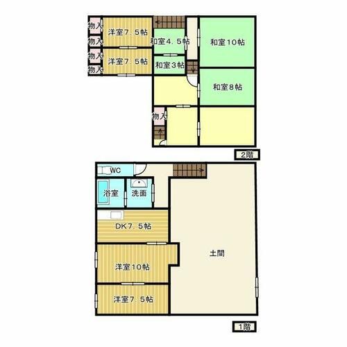 愛知県豊田市市木町駿河(一戸建)の賃貸物件0の間取り