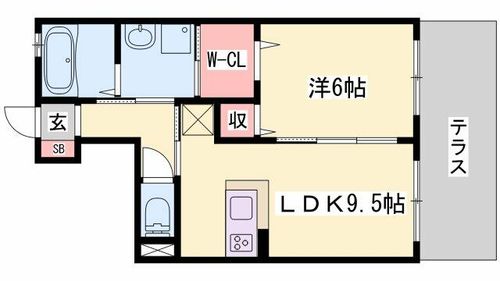 リッツ・ヴィラ106の間取り