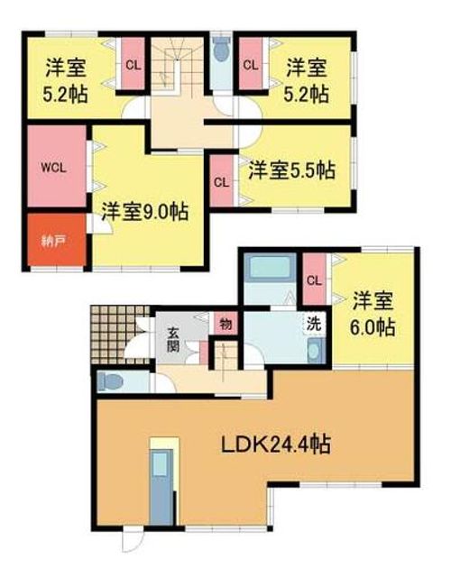 兵庫県宝塚市青葉台1丁目(一戸建)の賃貸物件の間取り