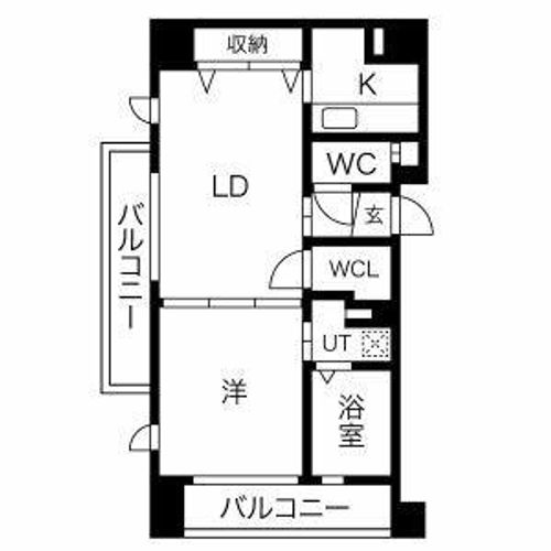 ルグラン弐番館の間取り