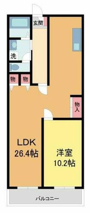 芦屋東山アーバンライフの間取り