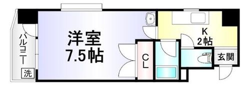 ニューサンリバー6番館の間取り