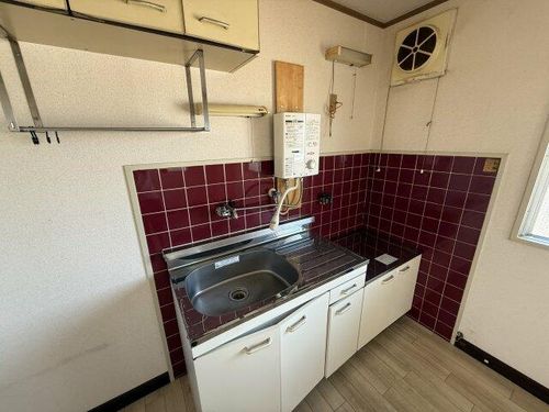兵庫県姫路市網干区坂出(アパート)の賃貸物件のキッチン