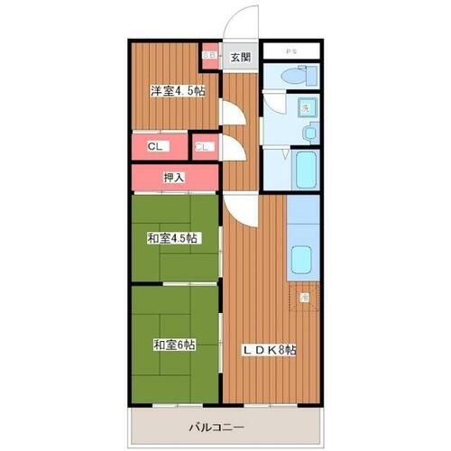 サンプラザ新石切の間取り