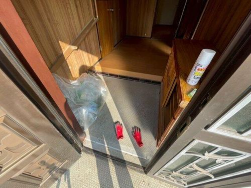 大阪府富田林市山手町(一戸建)の賃貸物件の玄関