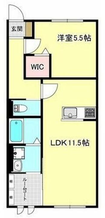 リバーサイドK102の間取り