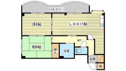 コーポラスSK3-の間取り