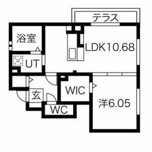 Sumika Bの間取り