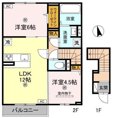 ルグラン亀山の間取り