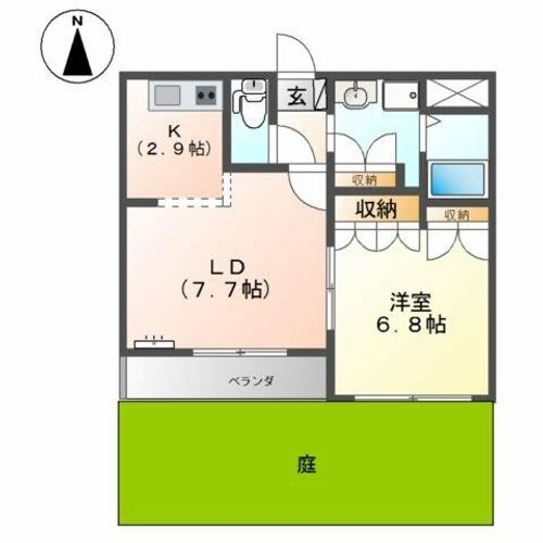 シャンティの間取り