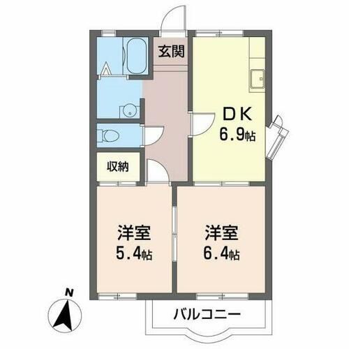 セフィラ白浜0201の間取り