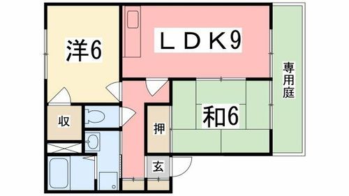 コウジィコートK101の間取り