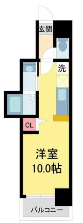 ONLYONE栄本町601の間取り