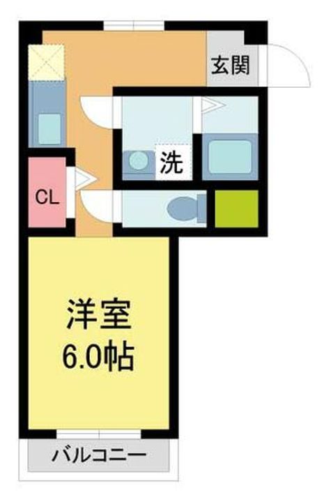 戸田町高田マンション302の間取り