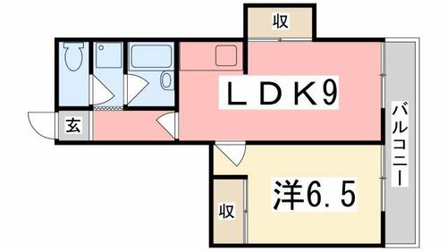 レジデンス西庄302の間取り