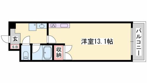 ヴィラ・エトワール303の間取り