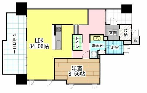 サンパーク守恒テラスの間取り