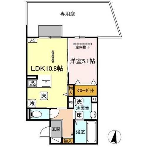 フース コーシェリ106の間取り