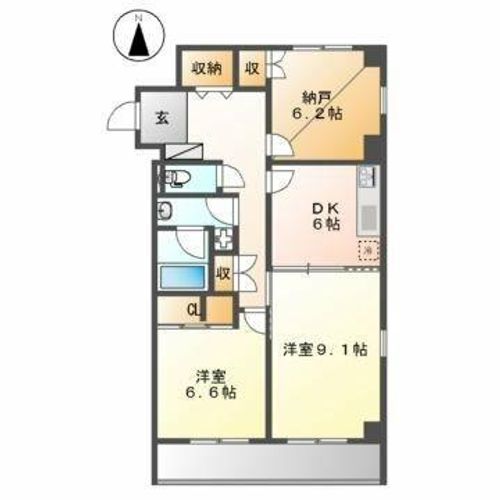 エミナンス汐路の間取り