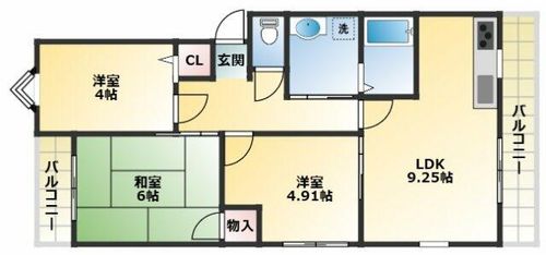 ファーストレジデンス平野の間取り