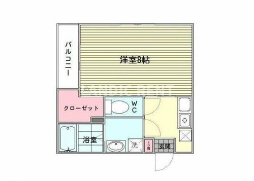 リブレア箱崎駅前B棟の間取り
