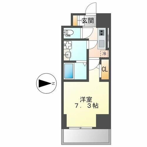 エスリード大須アヴェニューの間取り