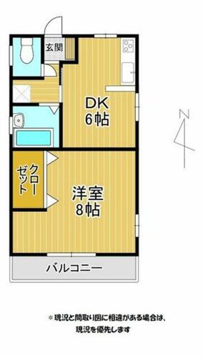 アトラエントⅢ101の間取り