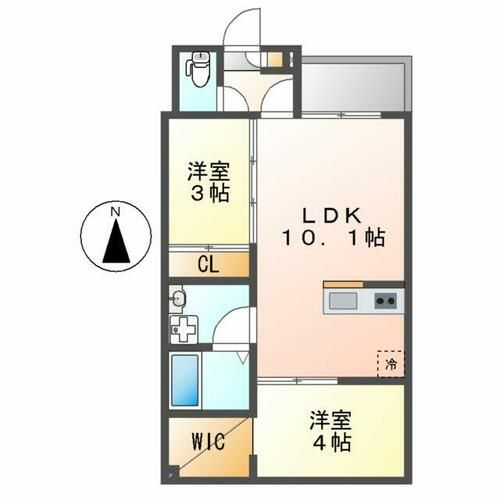 レガリストヴィラ岩塚(Regalest Villa岩塚)203の間取り