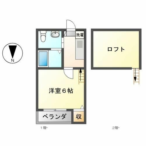 タウンコート高畑の間取り