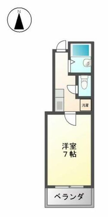 クリンハイツ701の間取り