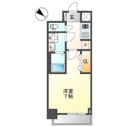 エスレジデンス名駅North(S-RESIDENCE名駅North)503の間取り