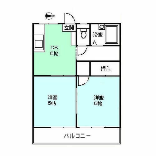 アビタシオンIII世201の間取り