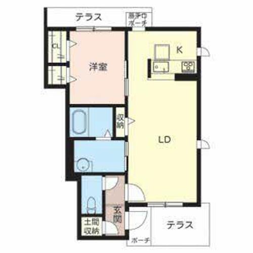 シャーメゾン曙光(ショコウ)0102の間取り